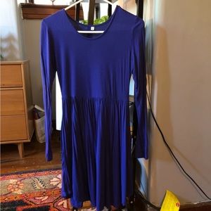Royal blue dress